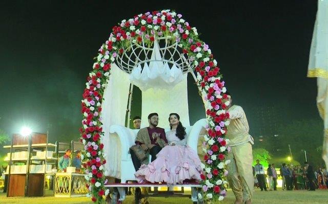 indian bride groom entry theme gujarat